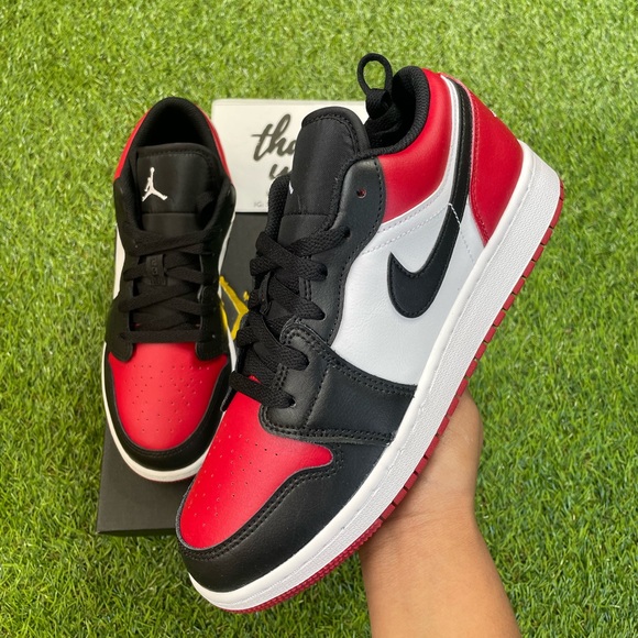 Air Jordan 1 low GS ‘Bred Toe’ - Picture 2 of 6